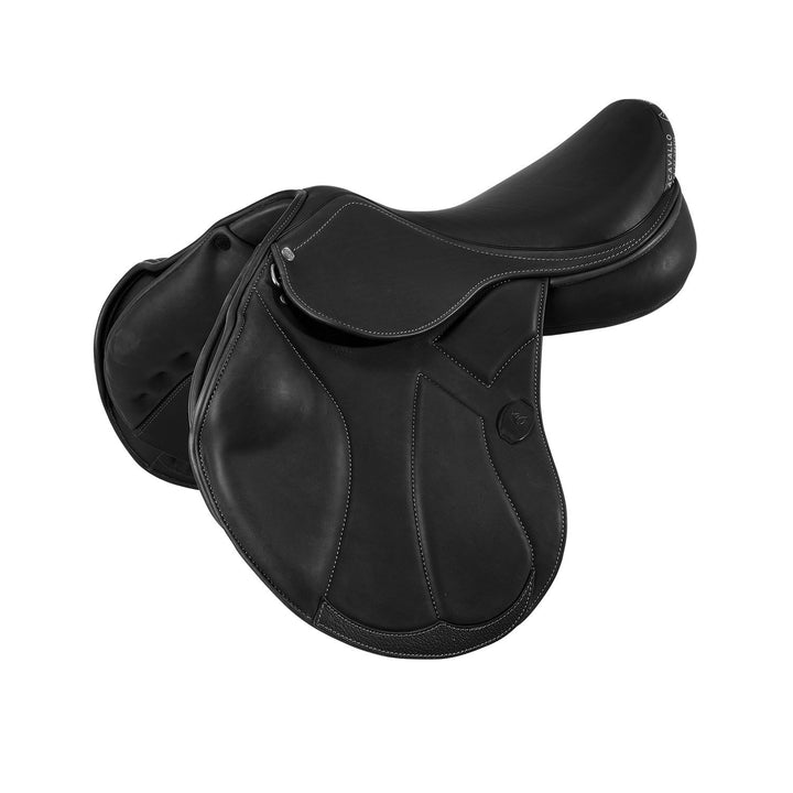 Guttuso jumping saddle wool panels BLACK