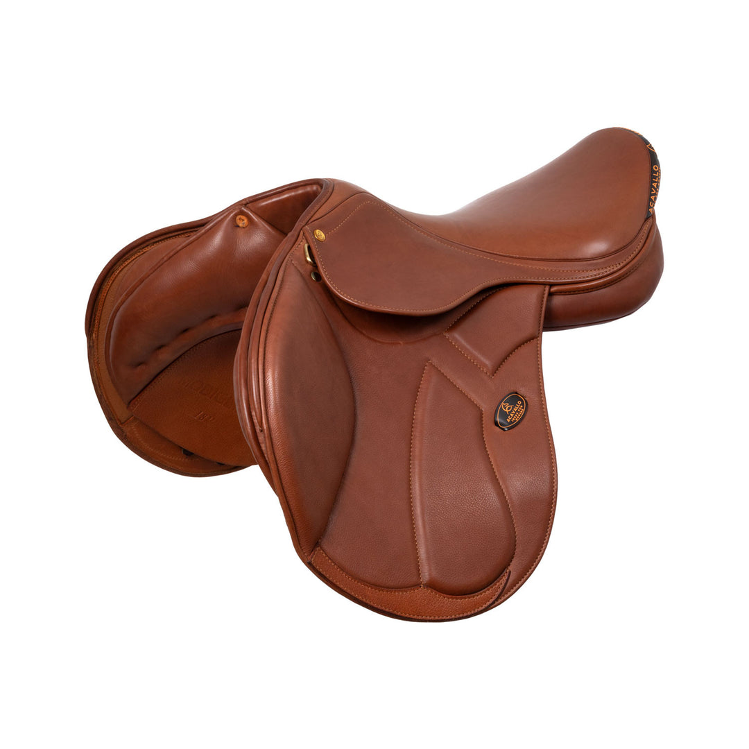 Modigliani jumping saddle wool panels DARK BROWN