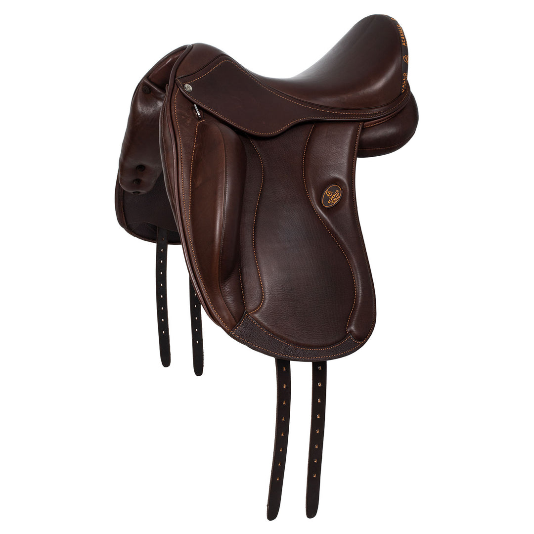 Raffaello dressage saddle wool panels DARK BROWN