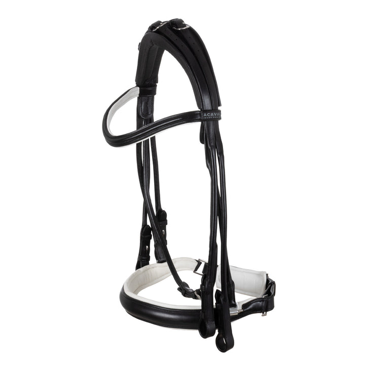 Fornarina bridle laminated calfskin BLACK/WHITE