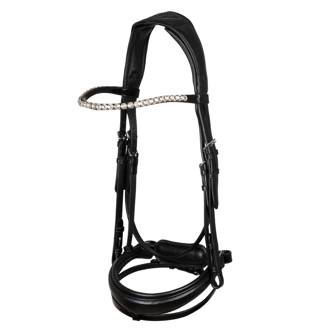 Starry night calfskin bridle BLACK