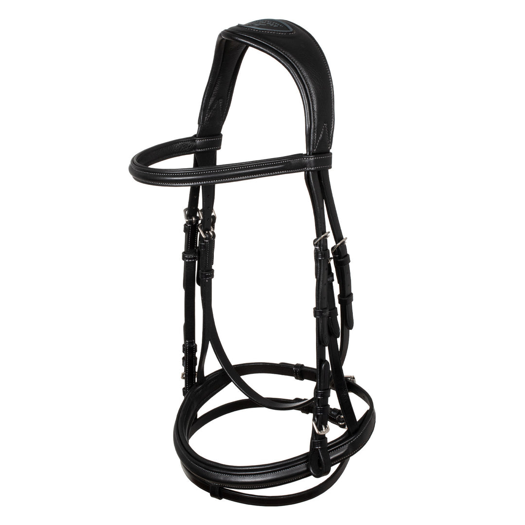 Guernica calfskin bridle BLACK
