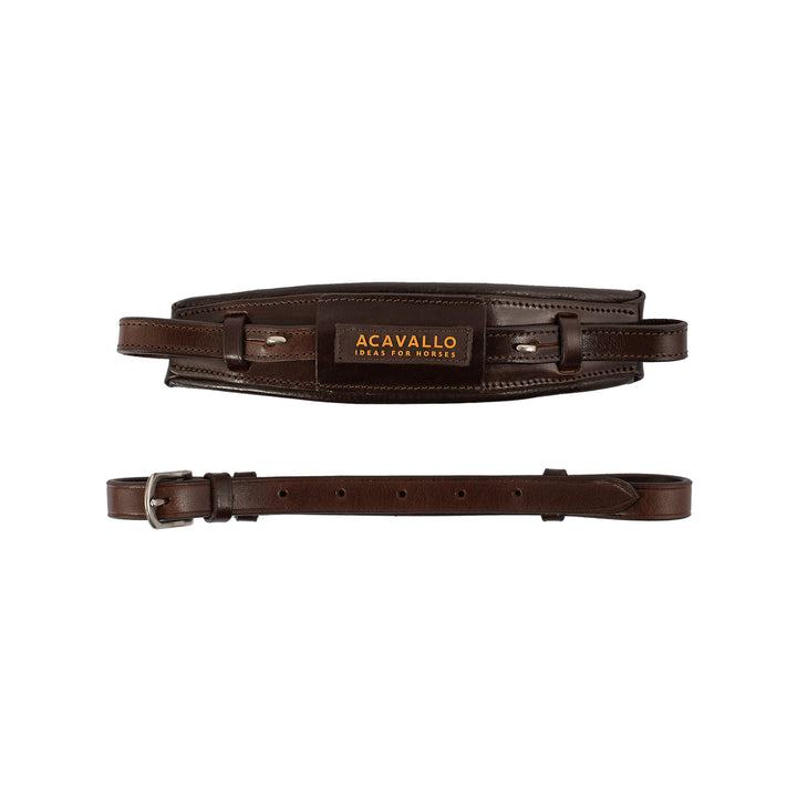 Hackamore noseband calfskin DARK BROWN