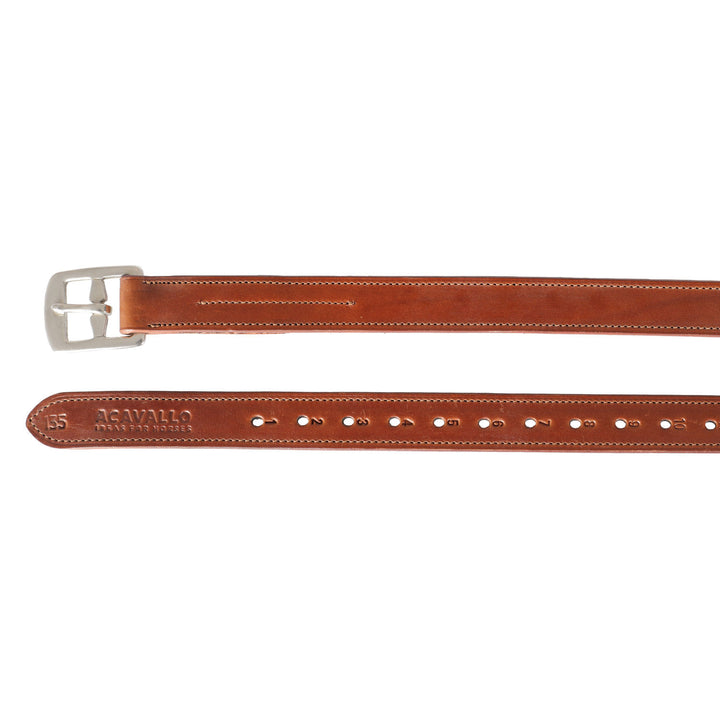 Classic stirrup leathers COGNAC
