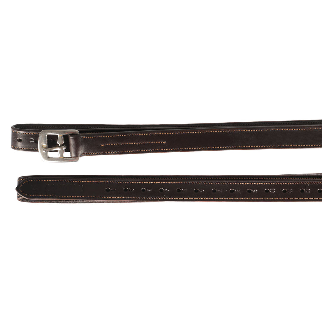 Classic stirrup leathers DARK BROWN