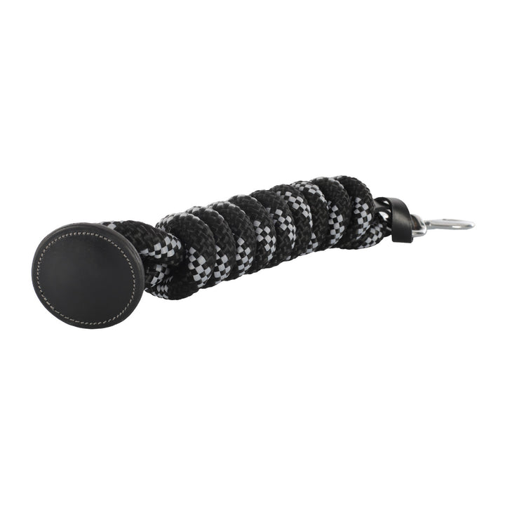 Braided lead rope leather ends
