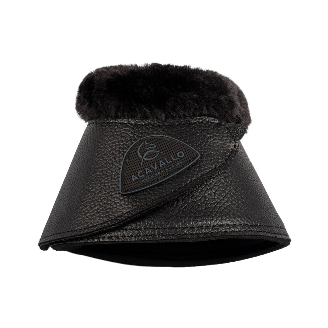 Bell boots faux sheepskin &amp; hook-and-loop closure