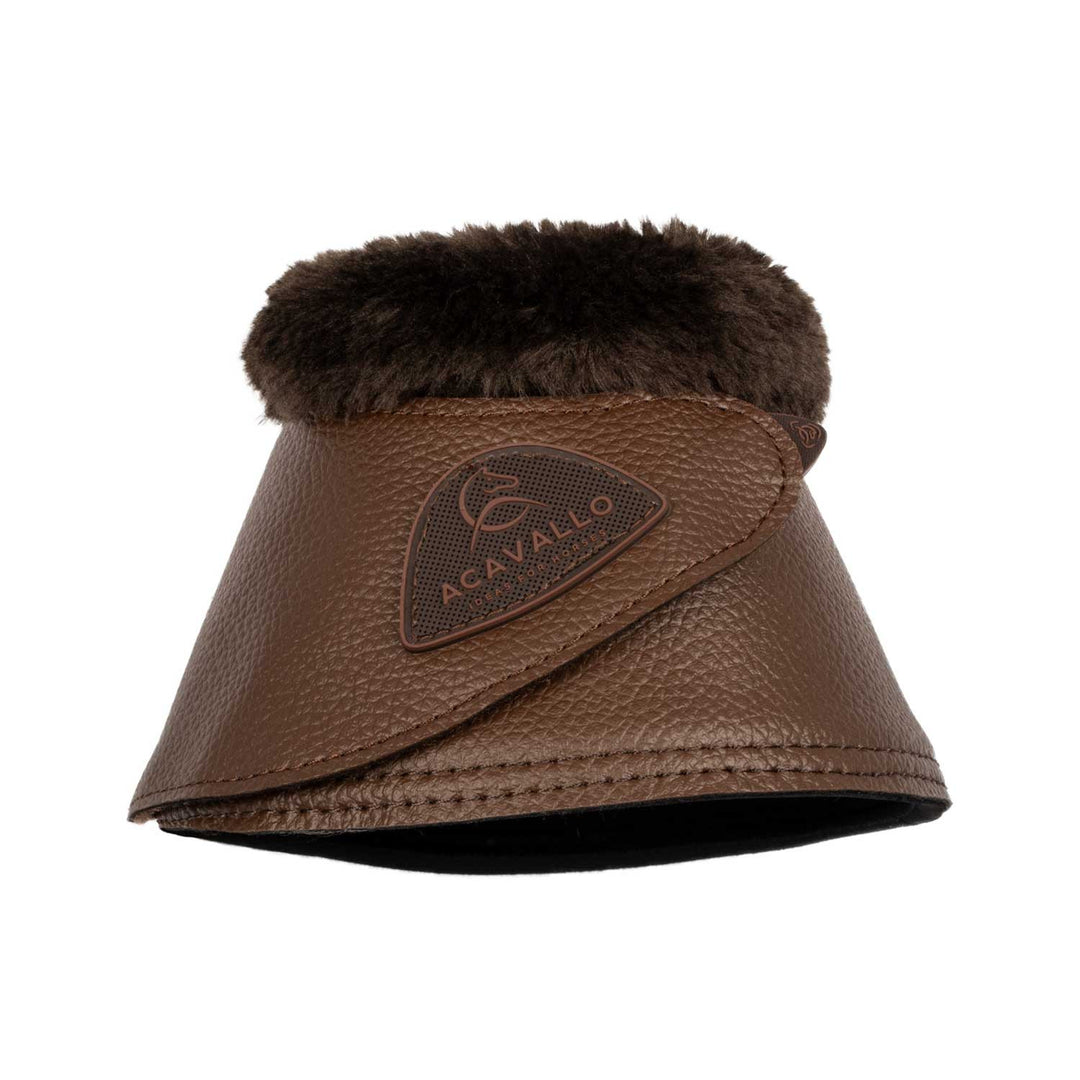 Bell boots faux sheepskin &amp; hook-and-loop closure