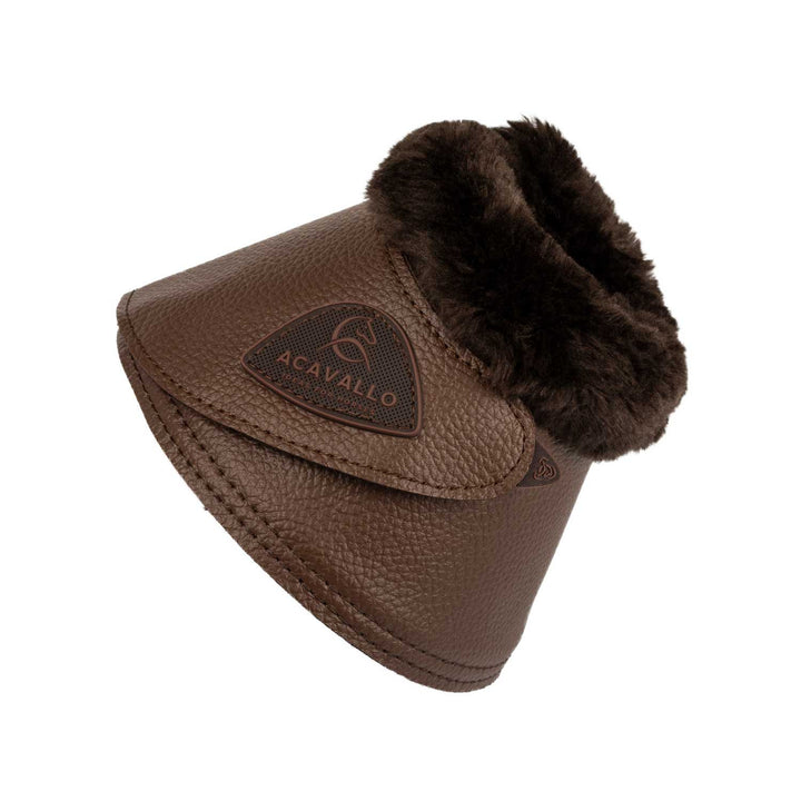 Bell boots faux sheepskin &amp; hook-and-loop closure