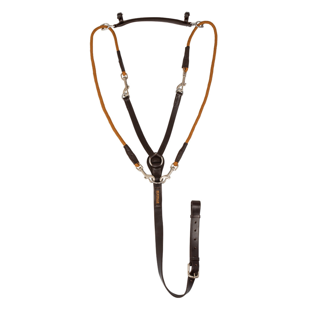 Chambon Italian calfskin &amp; nylon DARK BROWN