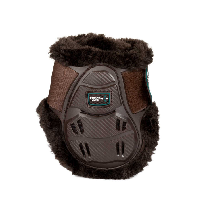 Skeleton Dynamic Zone fetlock boots with synt DARK BROWN