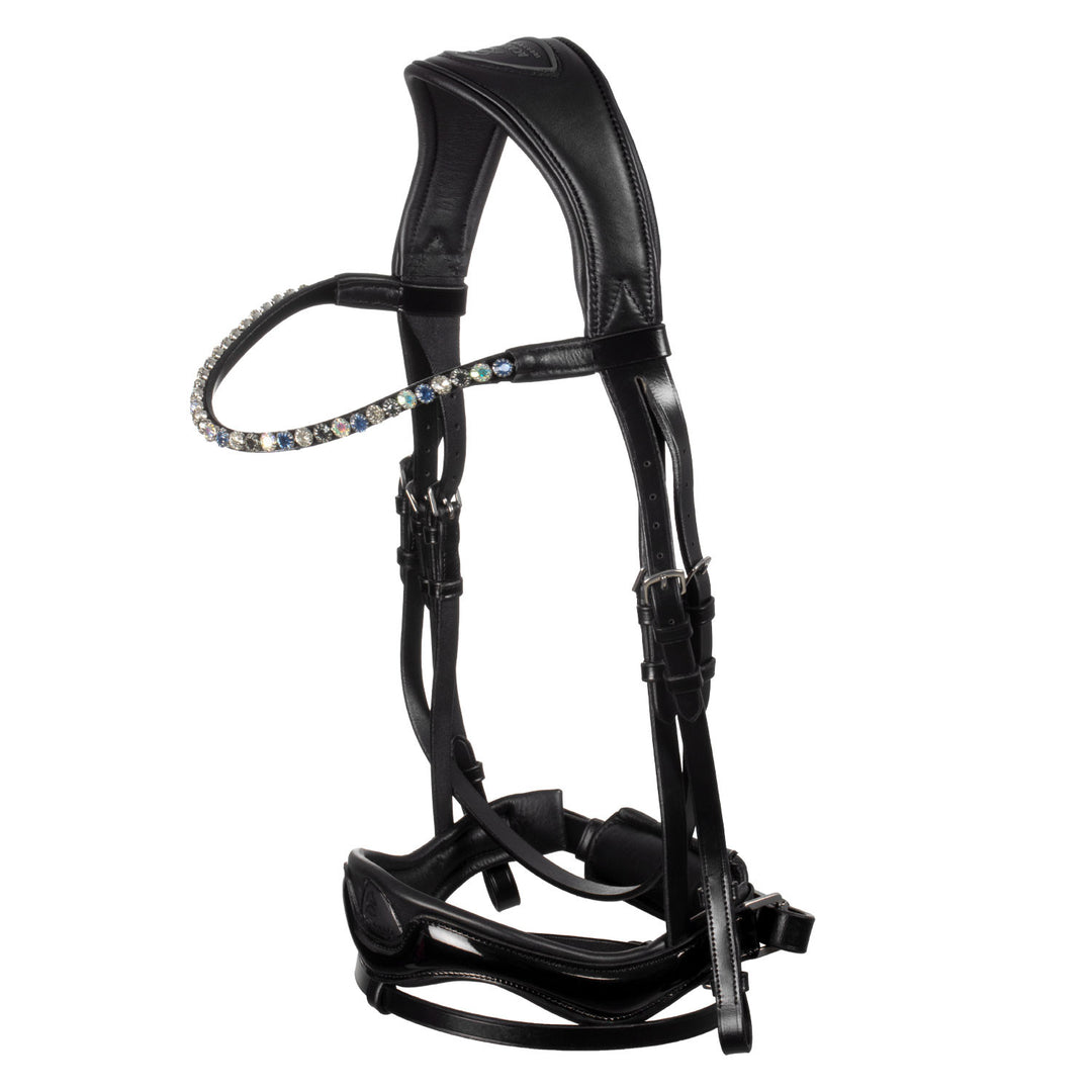 Moulin Rouge calfskin bridle BLACK