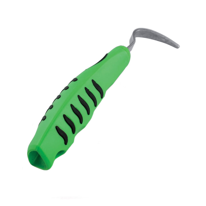HOOF PICK WITH ERGONOMIC HOLLOW HANDLE LIME