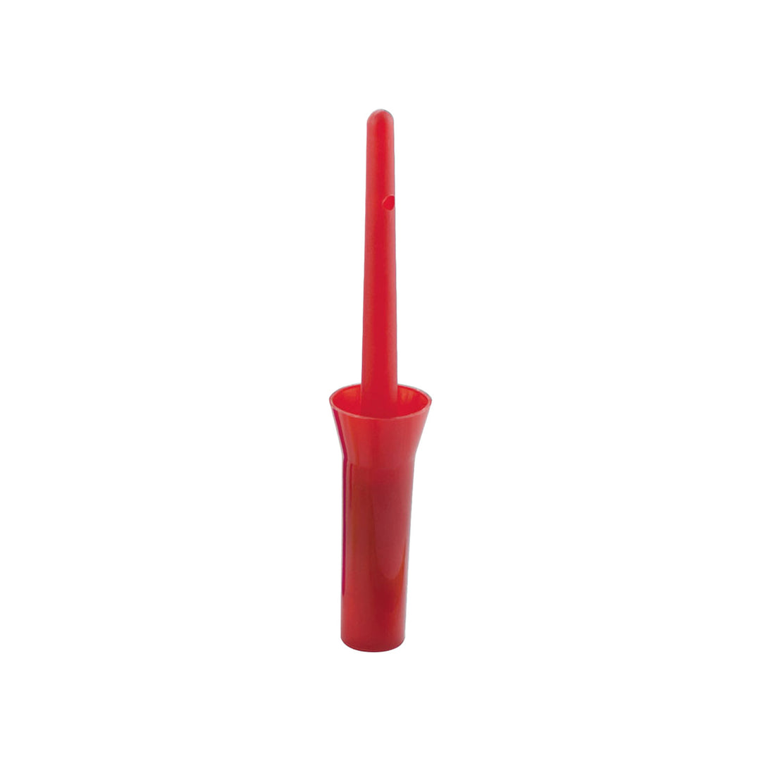 DRESSING BRUSH WITH CAP RED