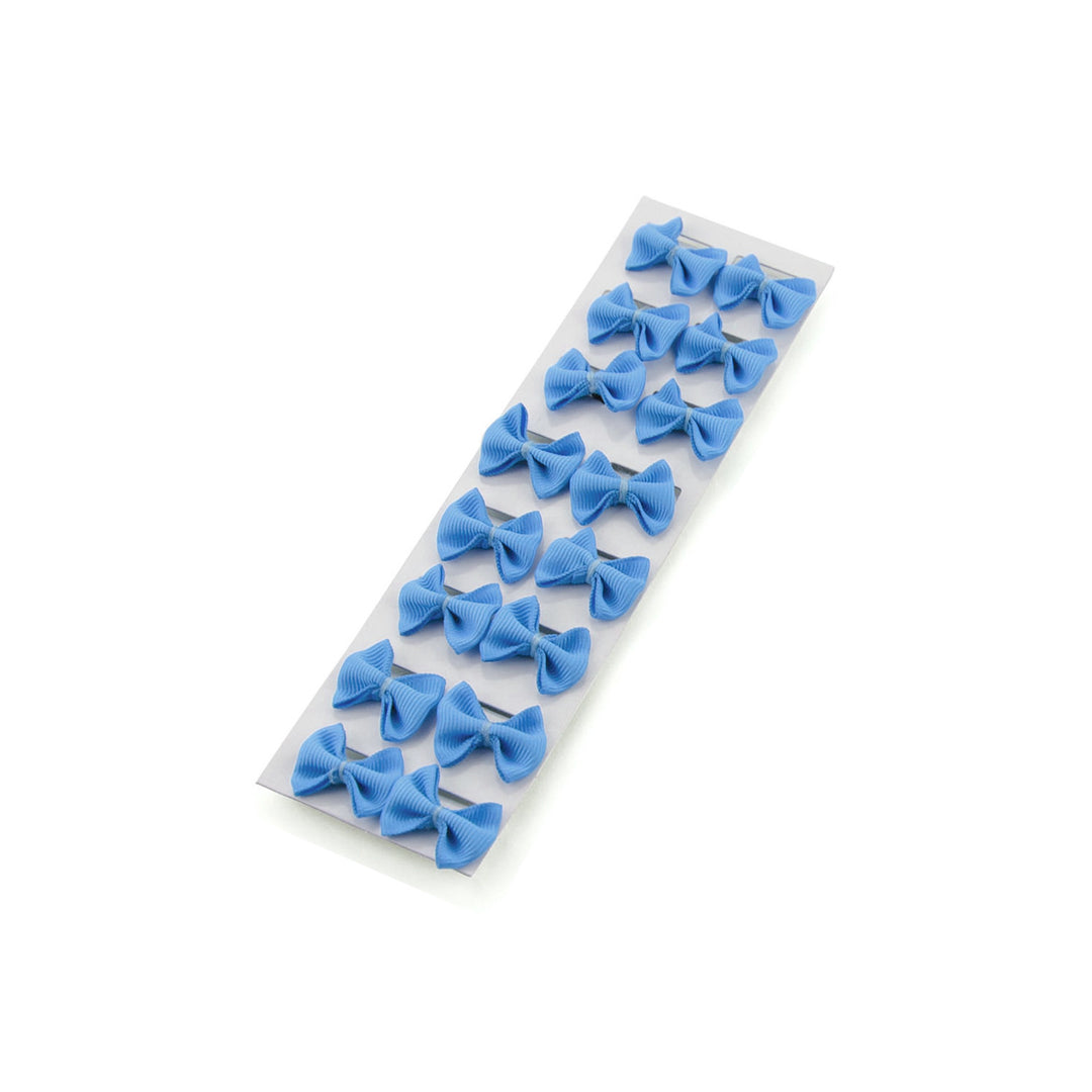 RIBBON BRAIDING BANDS 16 PCS TURQUOISE