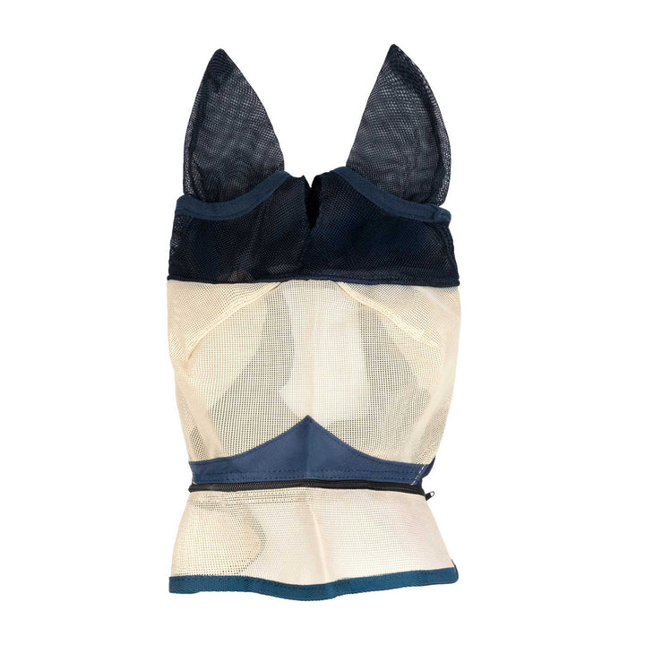 PVC ANTI-FLY MASK WITH EARS COVER AND ZIP TAN