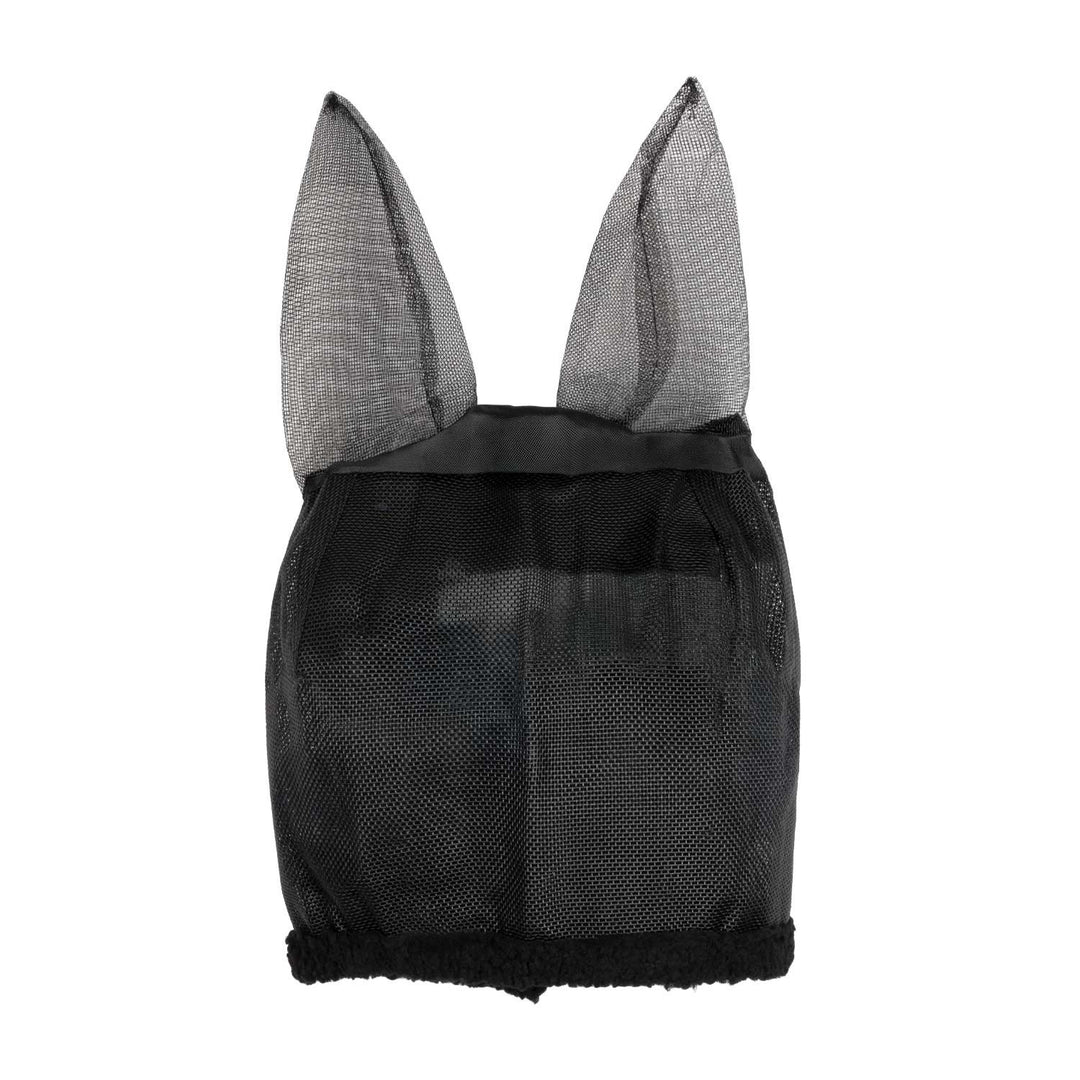 PVC ANTI-FLY MASK WITH EARS COVER AND HOOK-AN BLACK