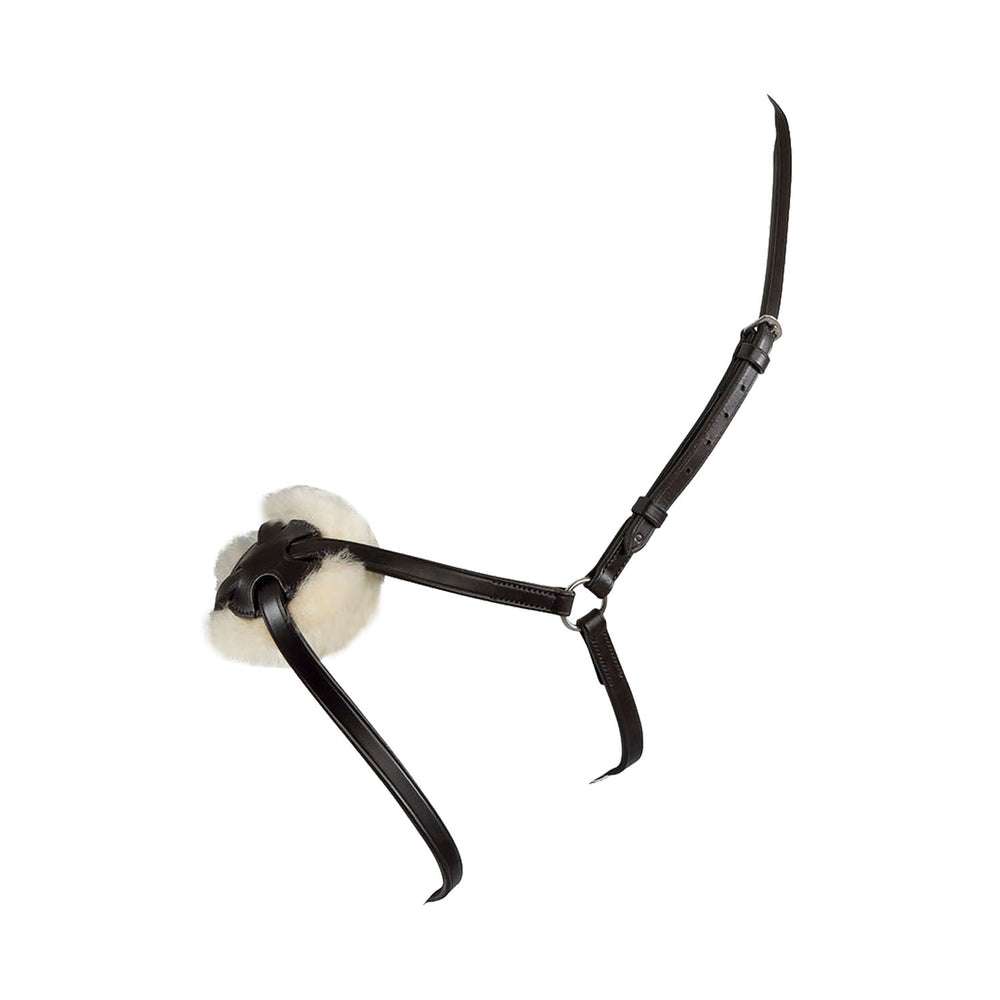 Leather figure eight noseband bridle BLACK