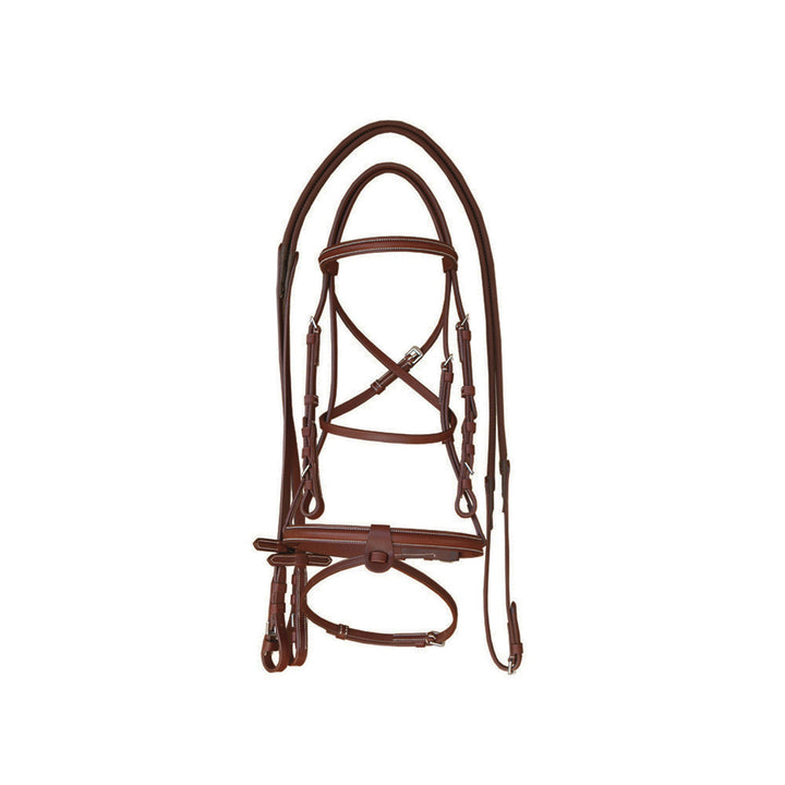 SUPREME BRIDLE STITCHING MODEL W/REINS BROWN