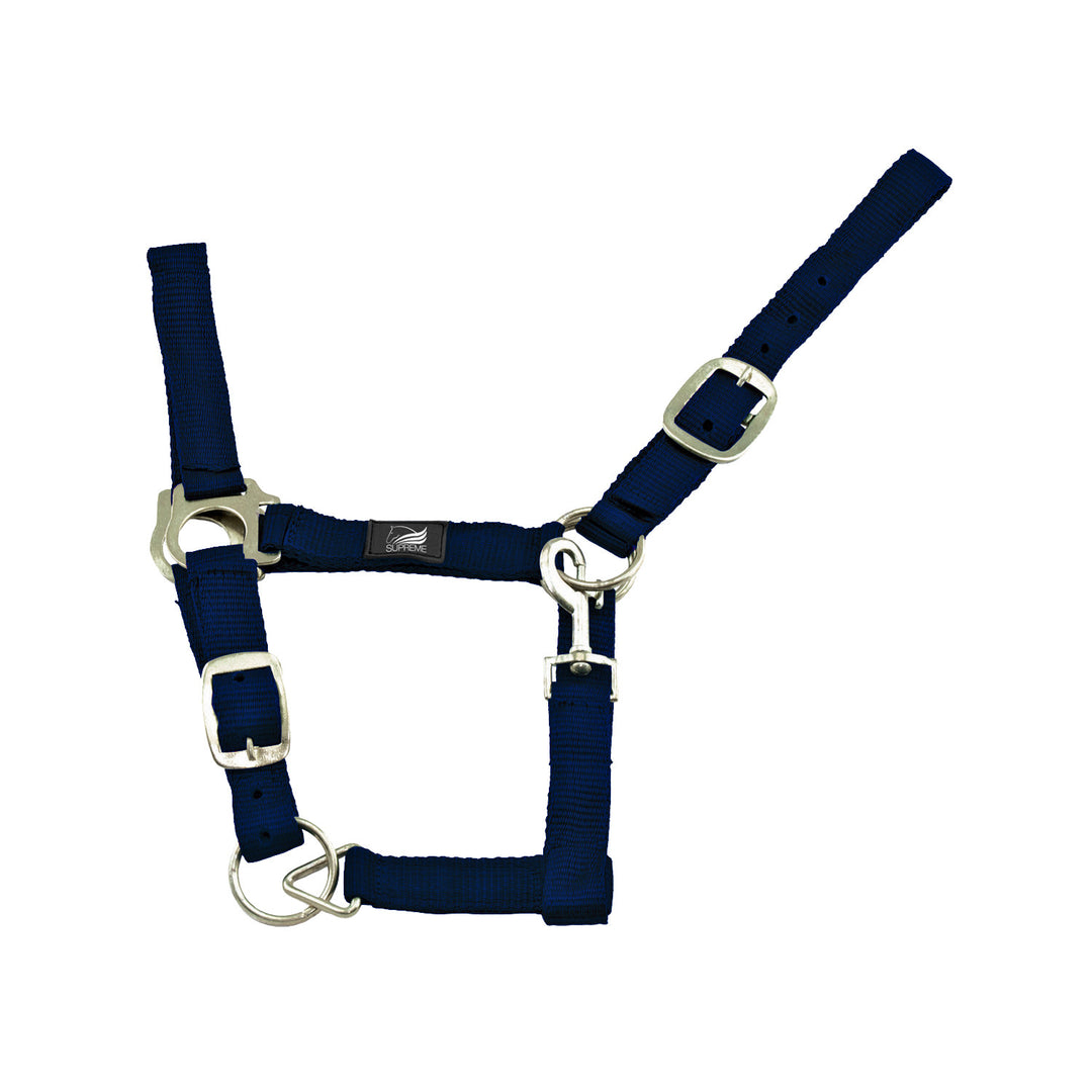 NYLON HALTER DOUBLE LAYER WITH DOUBLE REGOLAT NAVY