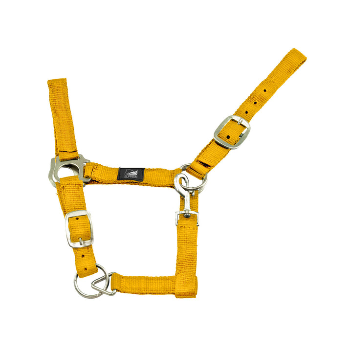NYLON HALTER DOUBLE LAYER WITH DOUBLE REGOLAT YELLOW