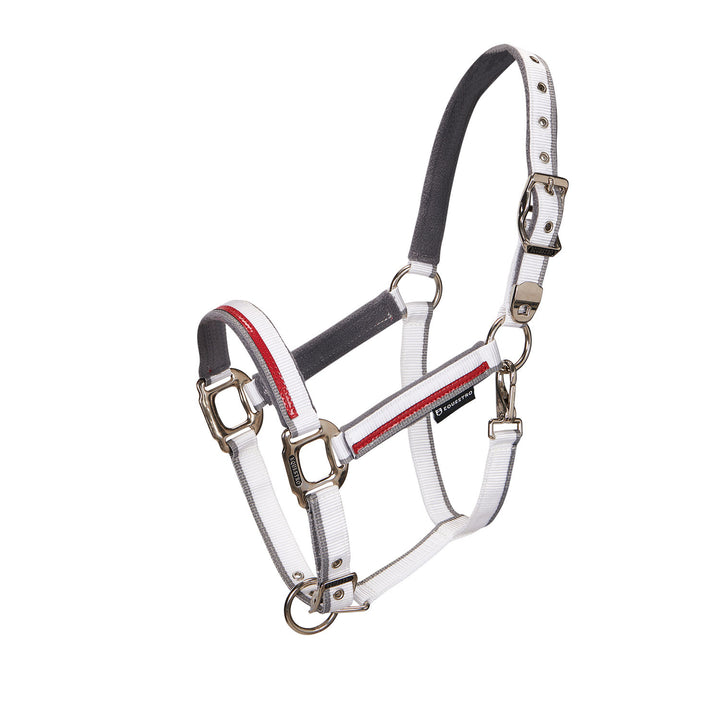 Double adjustment halter WHITE/RED/GREY