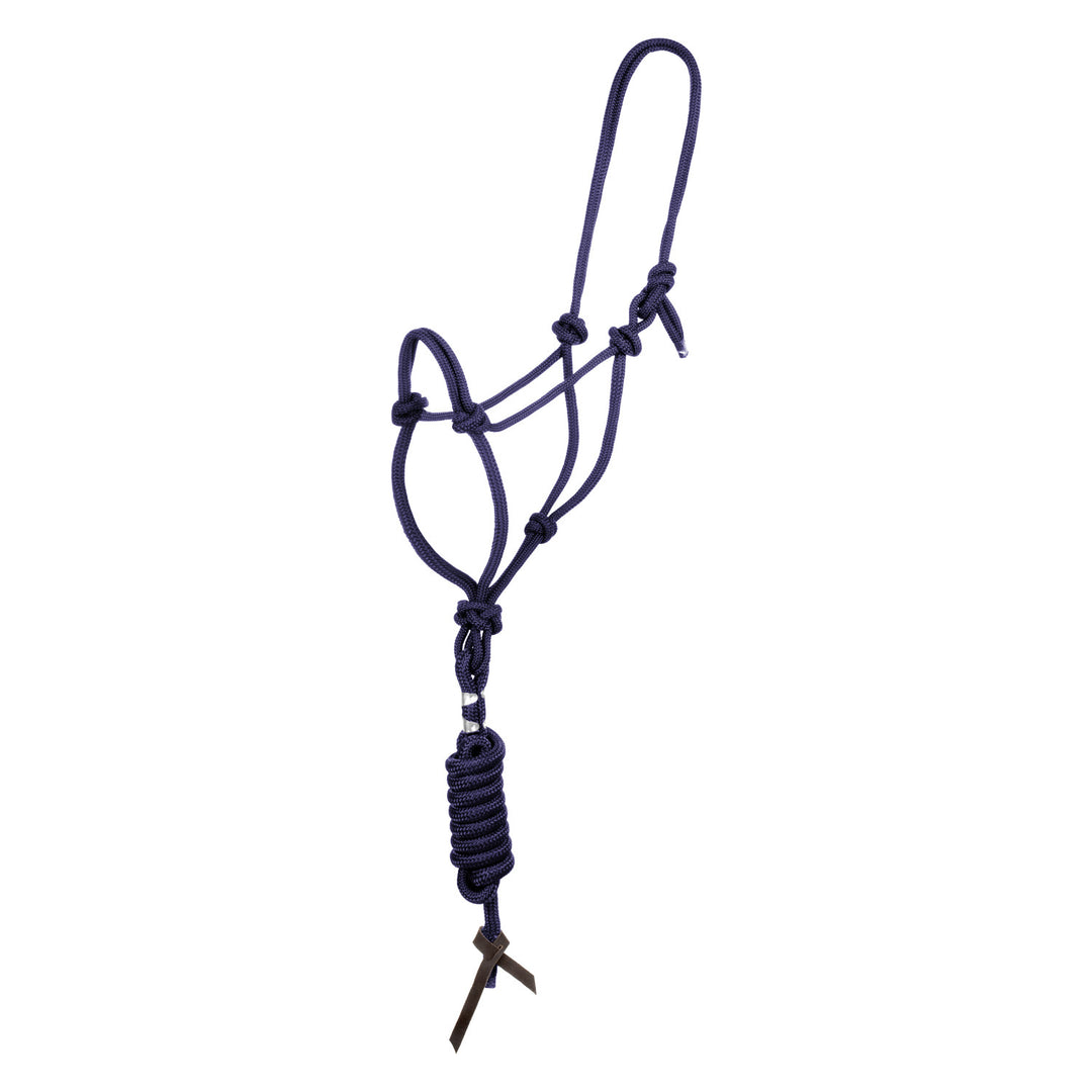 KNOT HALTER WITH LEAD NAVY