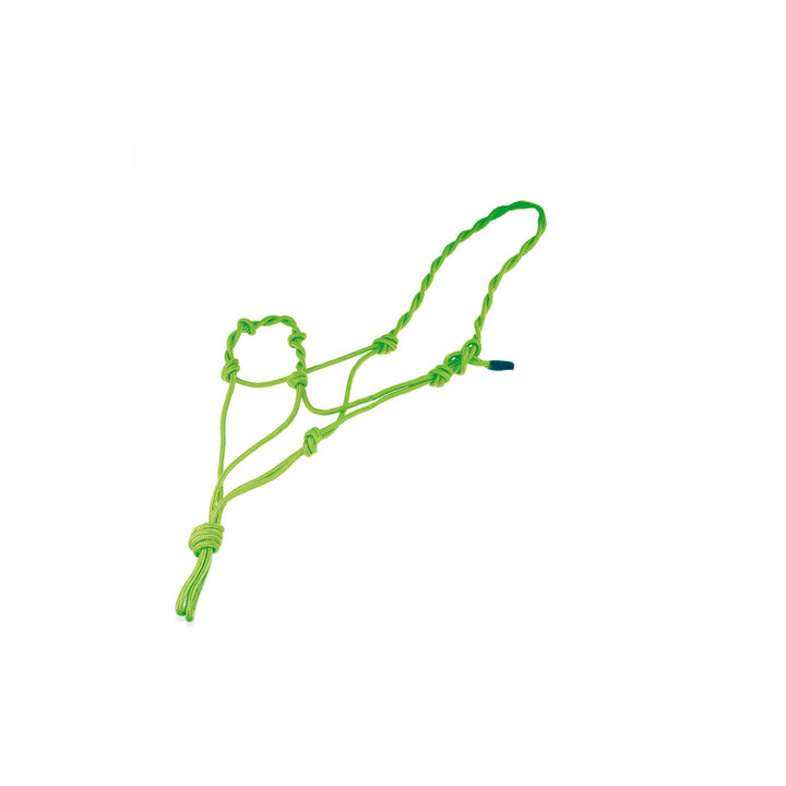 BRAIDED KNOT HALTER LIME