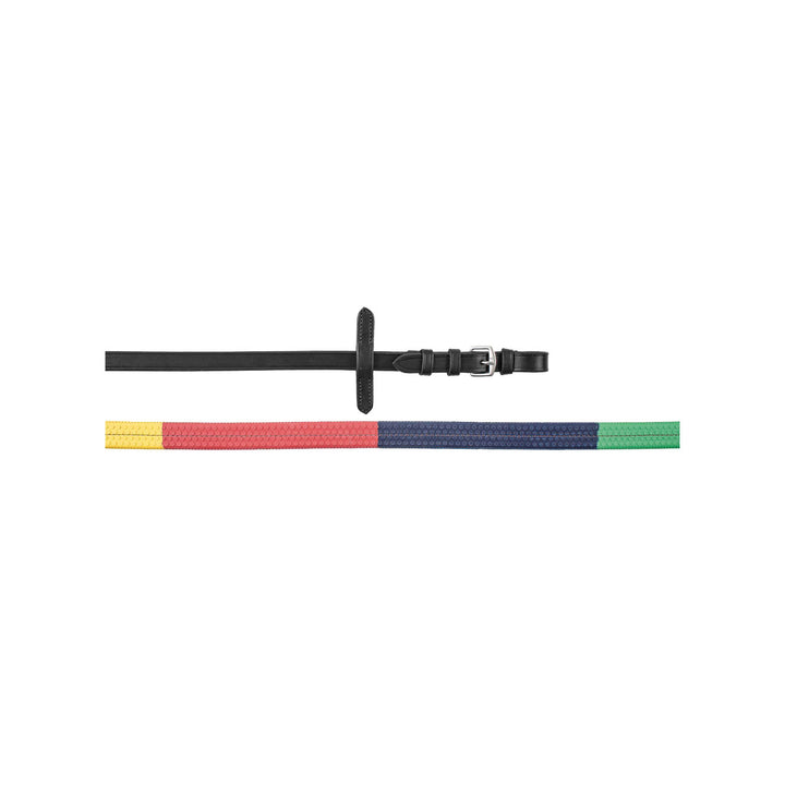 MULTICOLOR RUBBER REINS BLACK