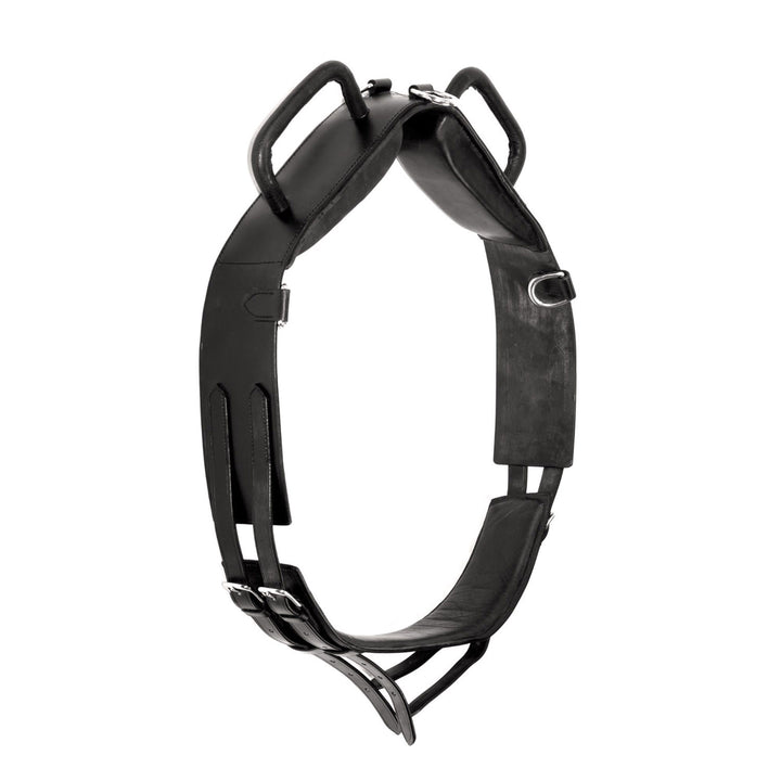 LEATHER VAULTING ROLLER BLACK