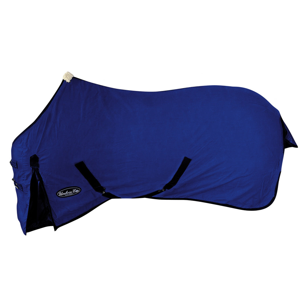 Rug with tail cover and crossed straps ROYAL BLUE