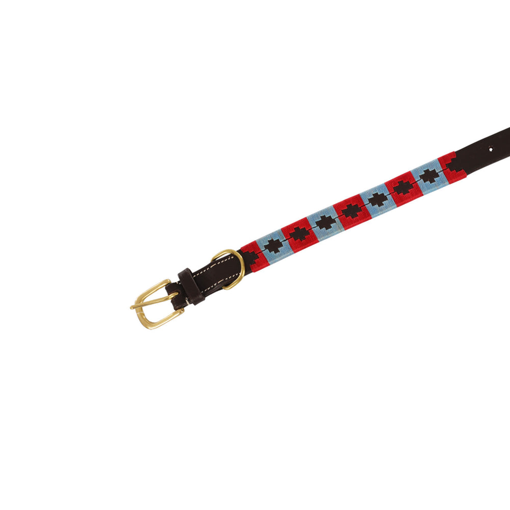 POLO DOG COLLAR MOCHA