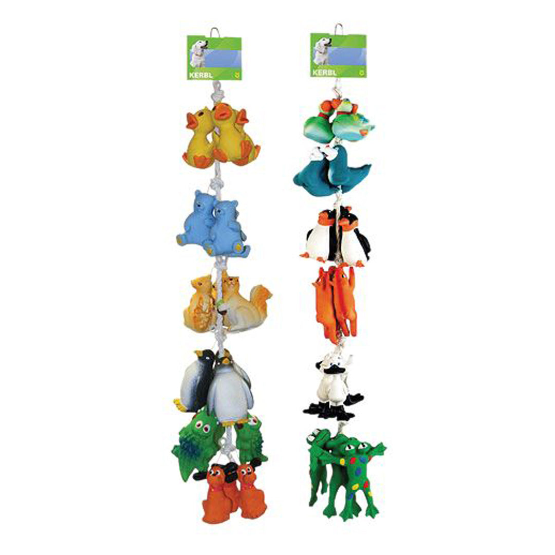 ASSORTED VINYL TOYS 18 PIECES