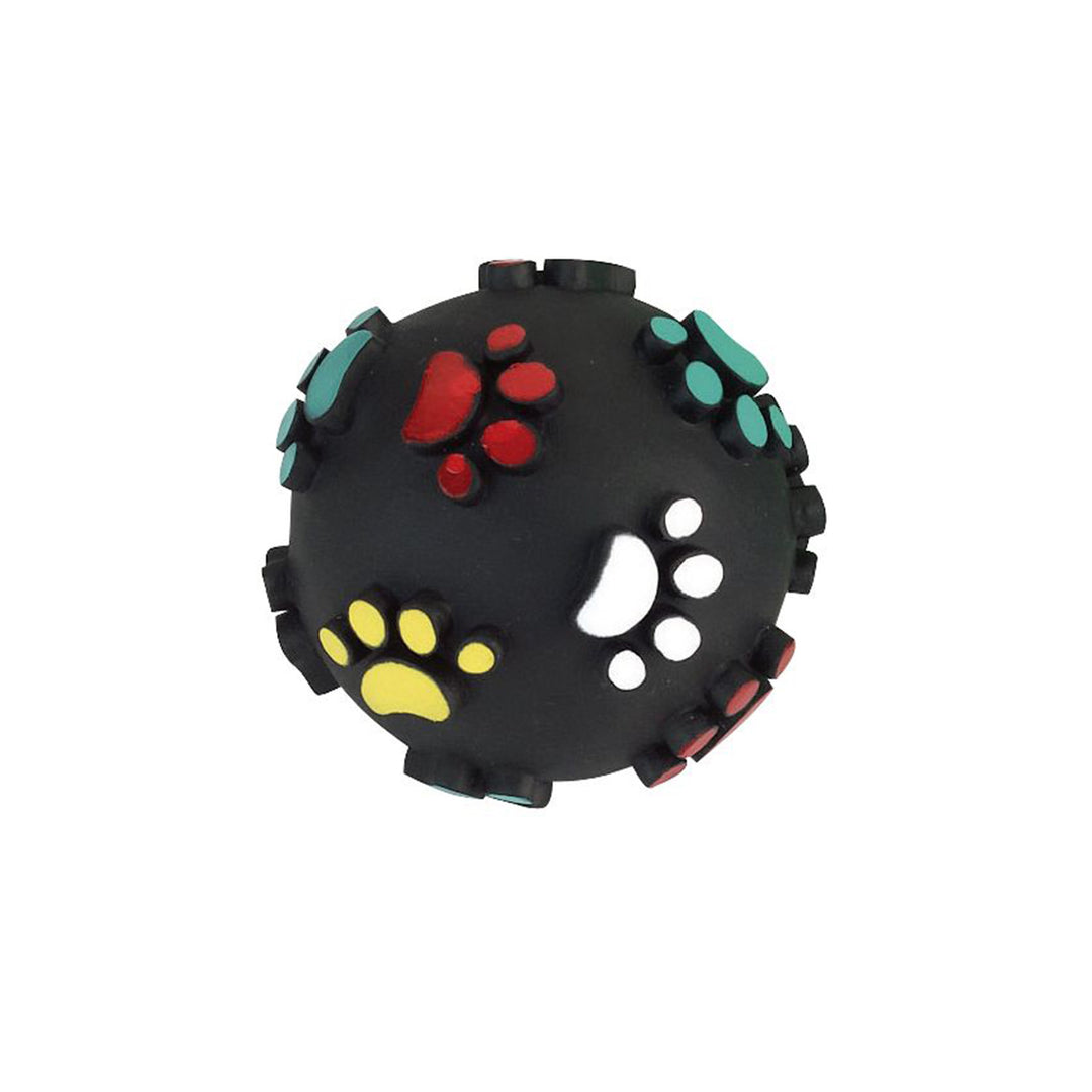 BALL WITH VINYL PAW PRINTS 7 CM