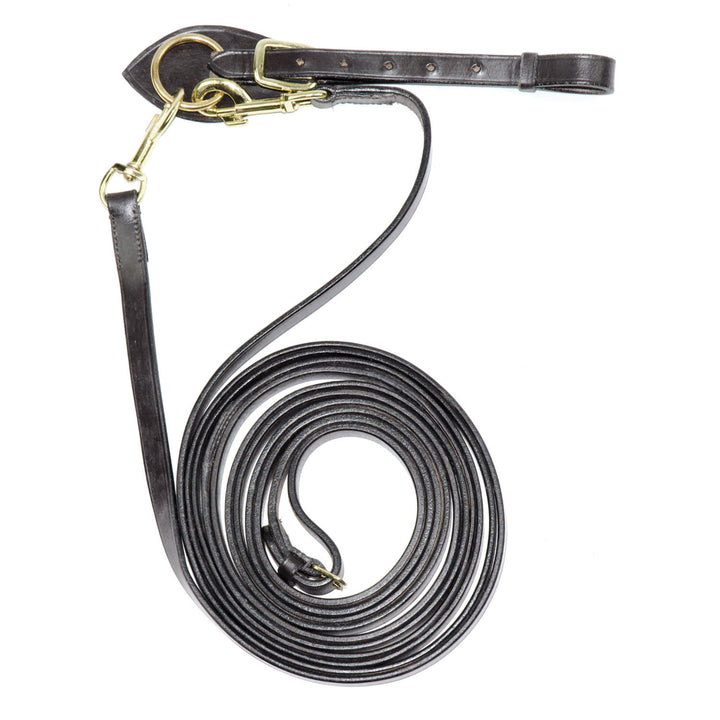 SUPREME LEATHER DRAW REINS BLACK