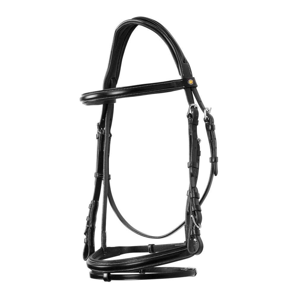 JUMPING LEATHER ENGLISH BRIDLE BLACK