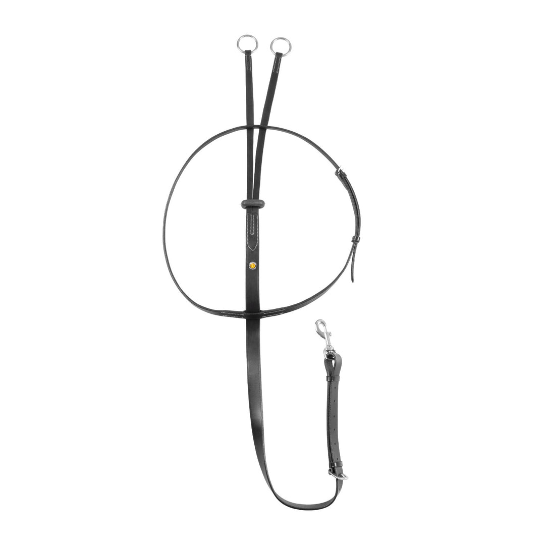 Leather collier martingale NEW BLACK