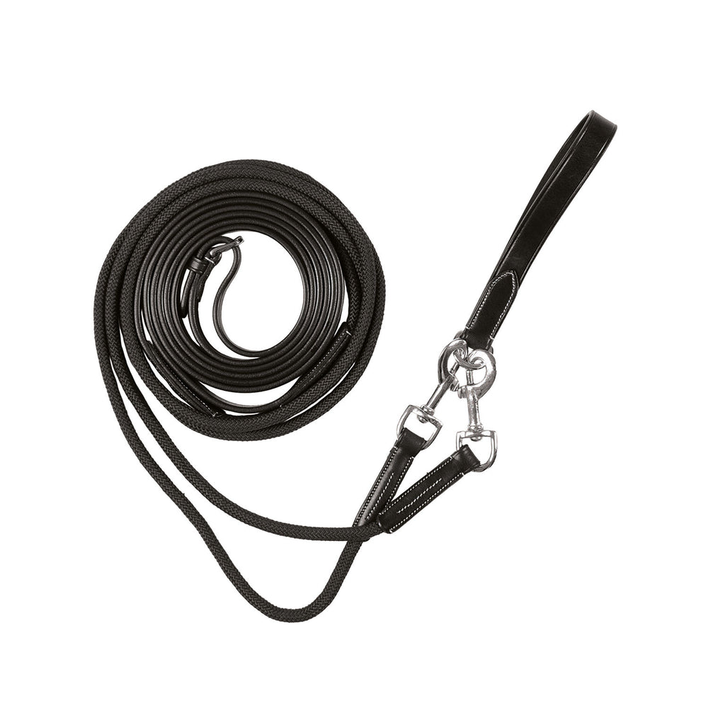 Nylon draw reins BLACK