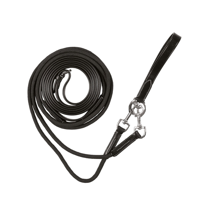 Nylon draw reins BLACK