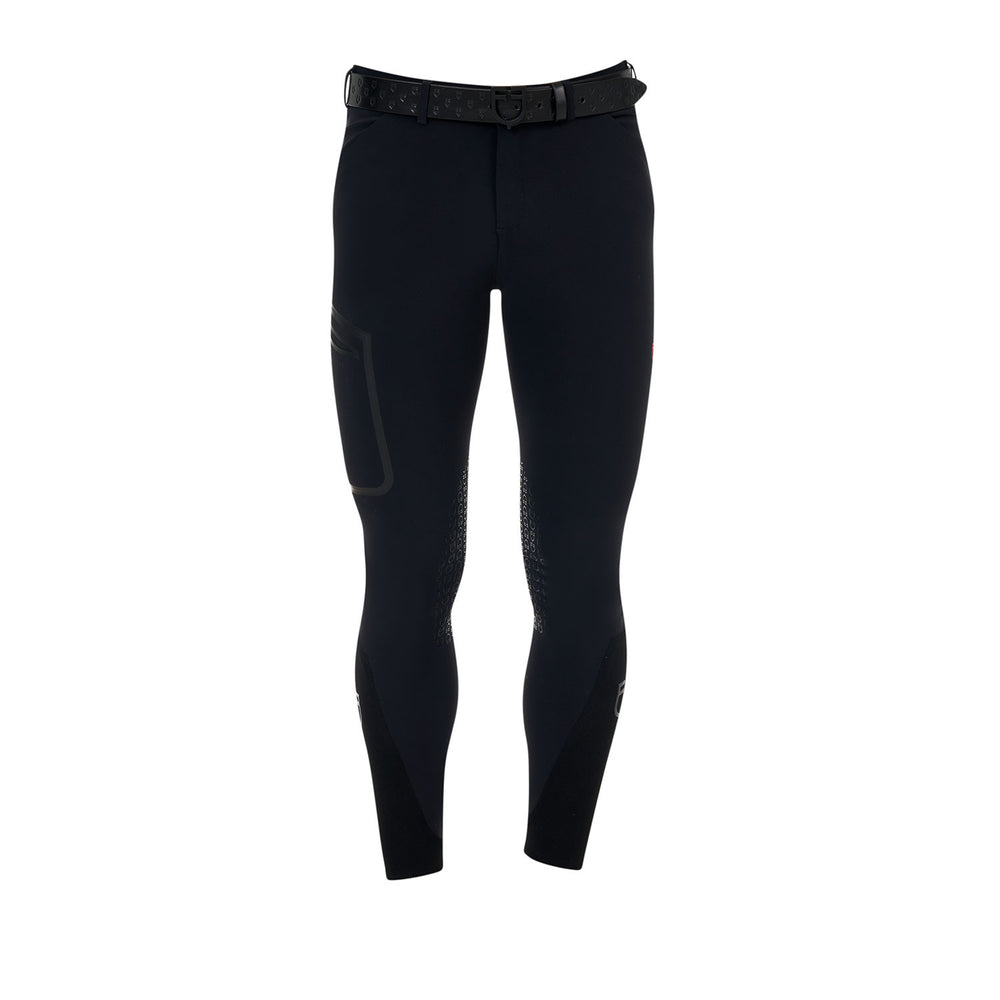 Equestro Ridertechnology men's slim fit breec BLACK