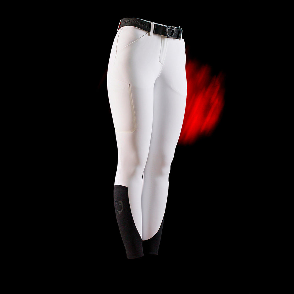 Equestro Ridertechnology women's slim fit bre WHITE
