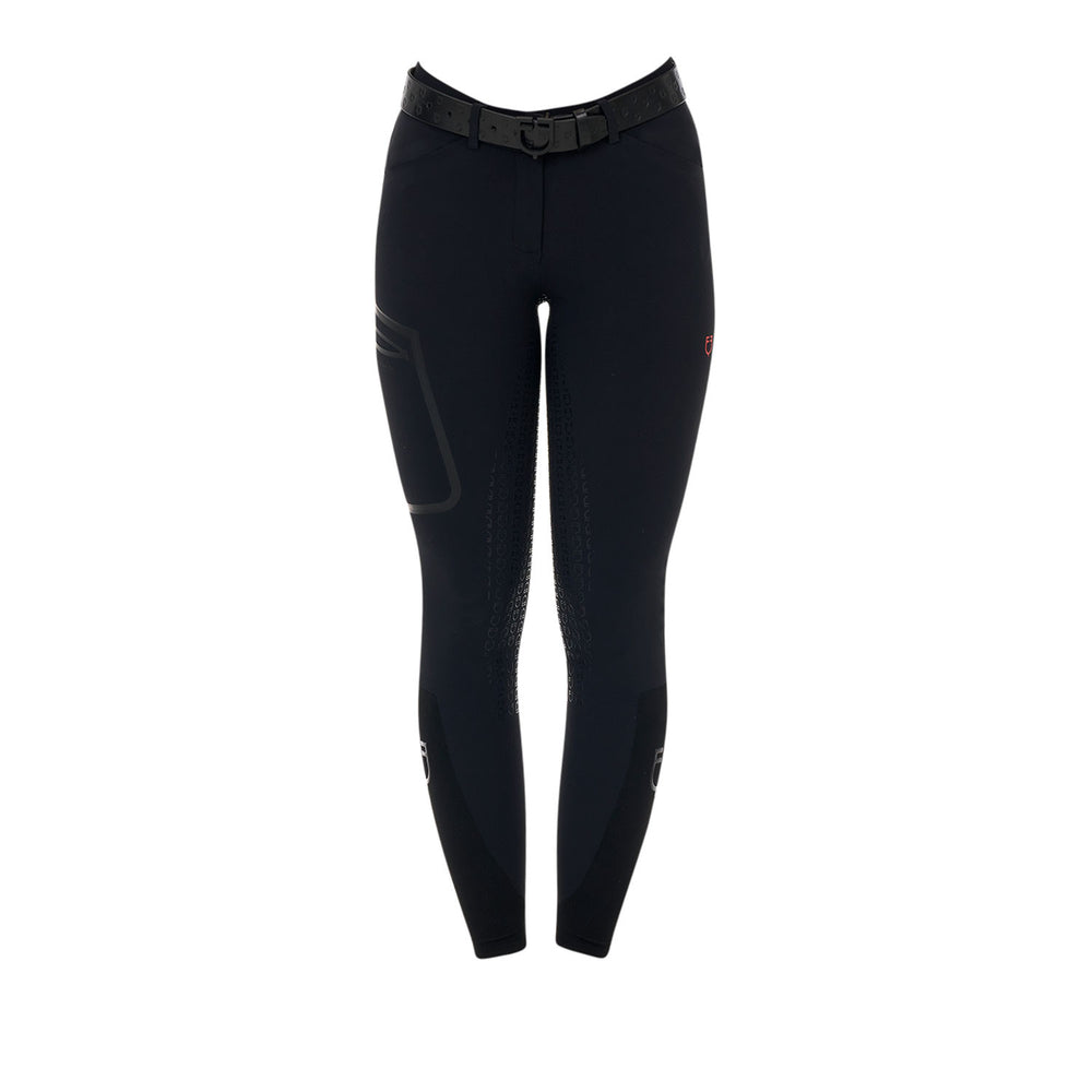 Equestro Ridertechnology women's slim fit ful BLACK