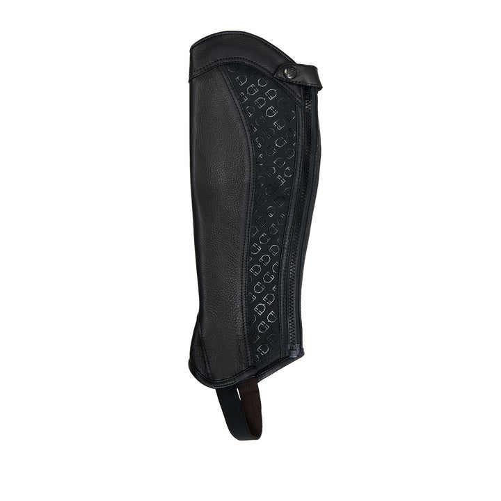Unisex gaiters elastic band with logos BLACK