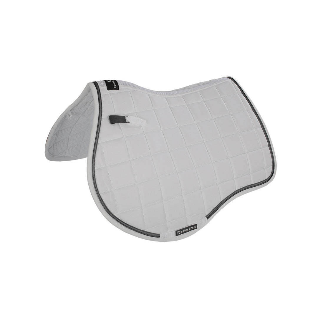 Jumping saddle pad in breathable technical fabric