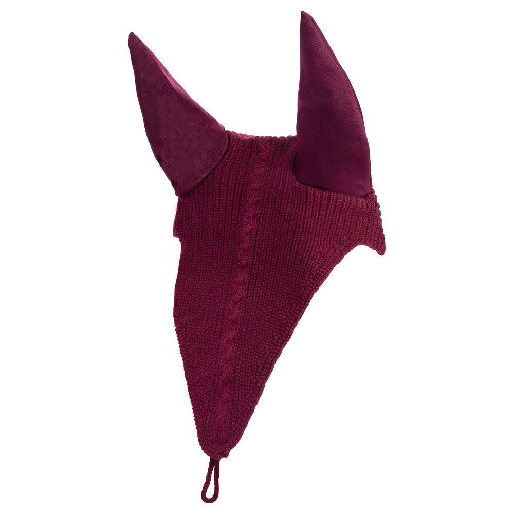 Meshing fly veil with drawstring at the noseb BURGUNDY