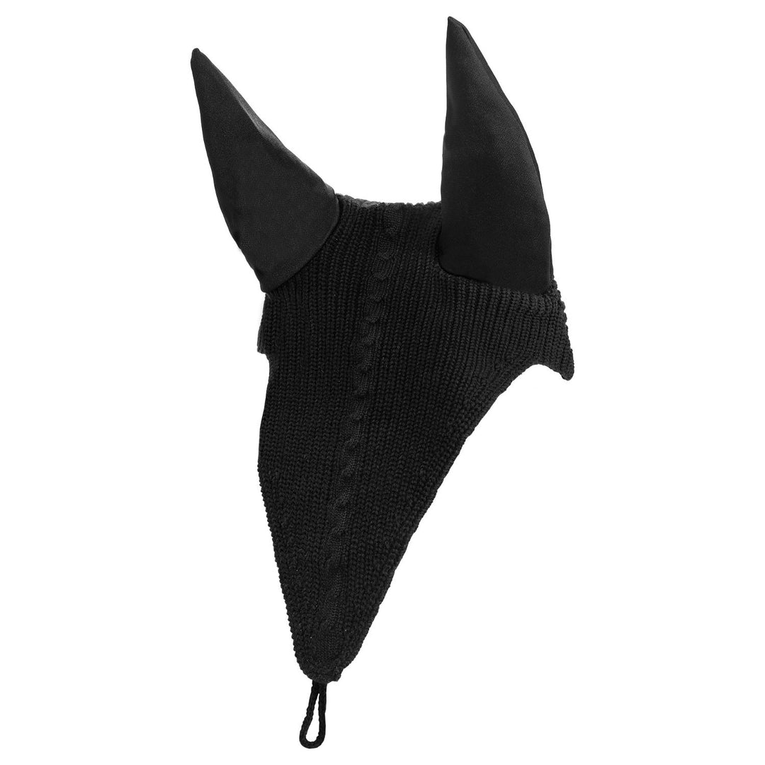 Meshing fly veil with drawstring at the noseb BLACK