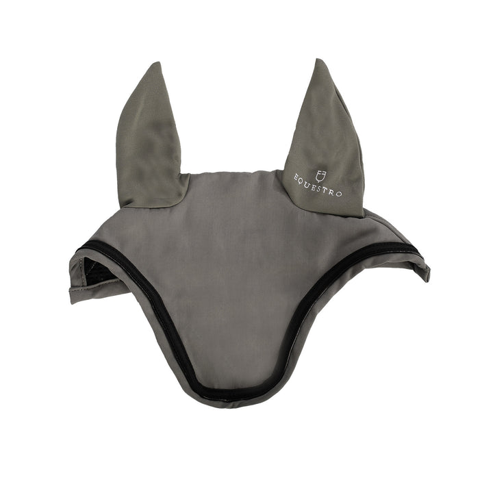 Fly veil in stretch technical fabric with log GREY