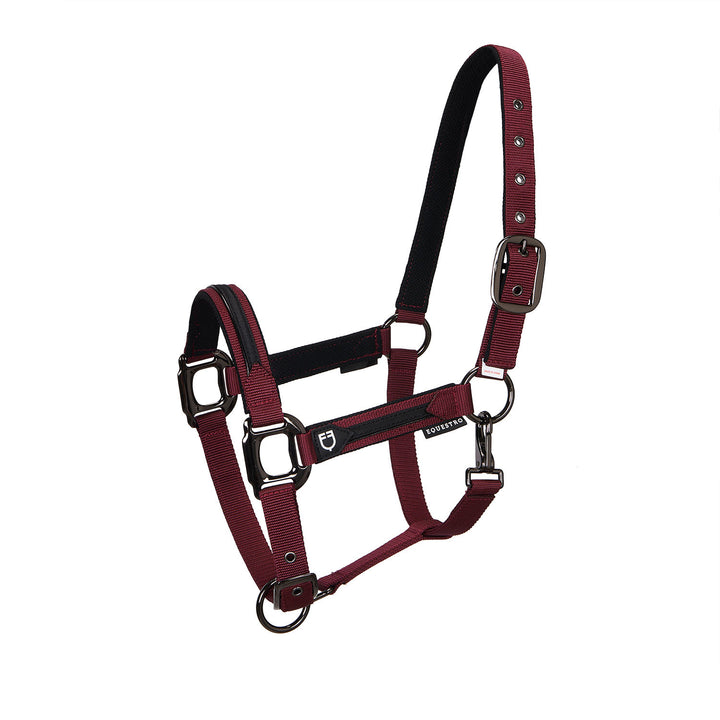 Durable fleece halter BURGUNDY