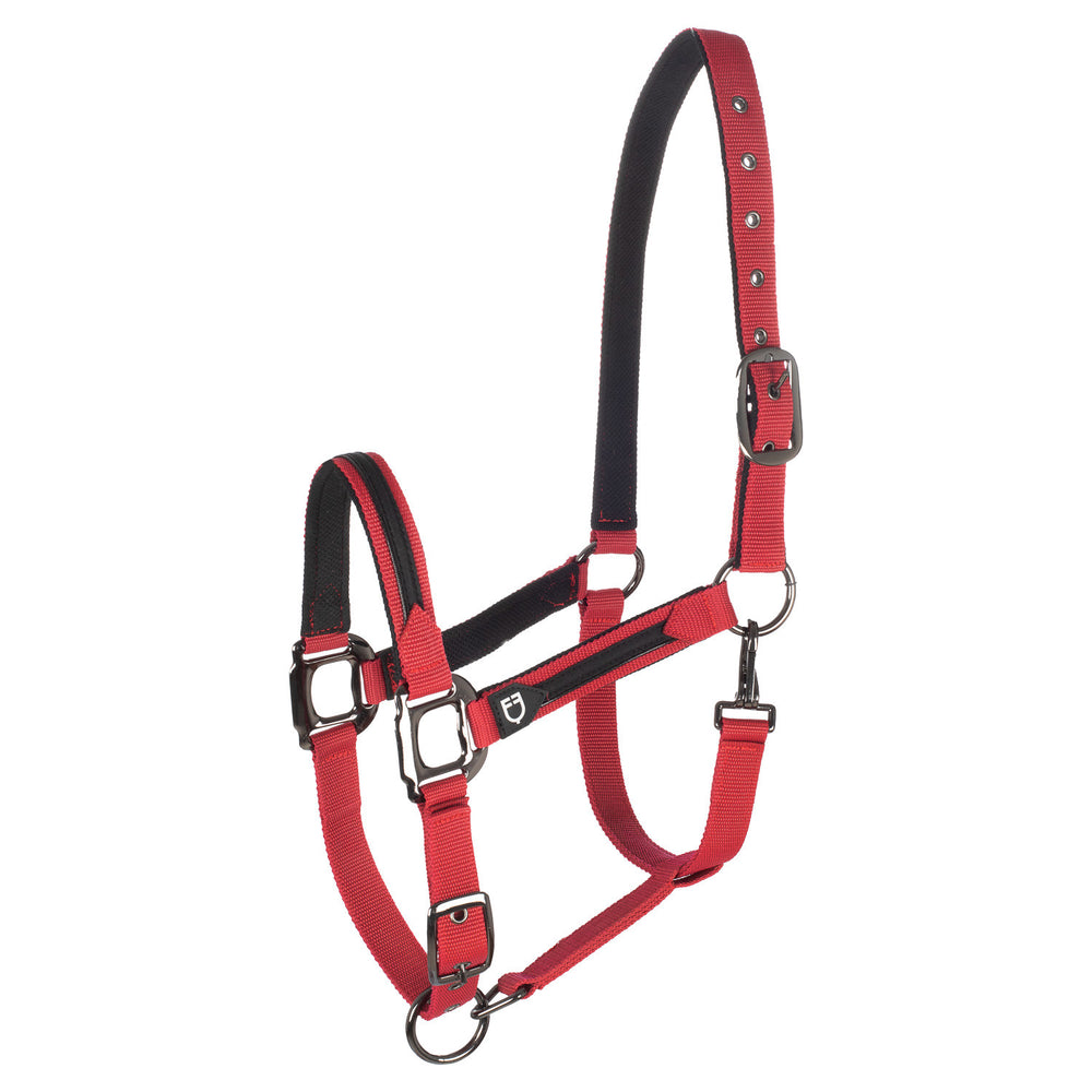 Durable fleece halter RED