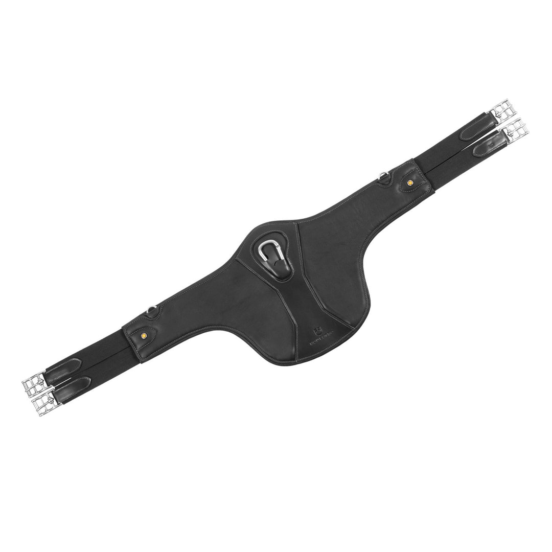 Jumping stud guard girth BLACK